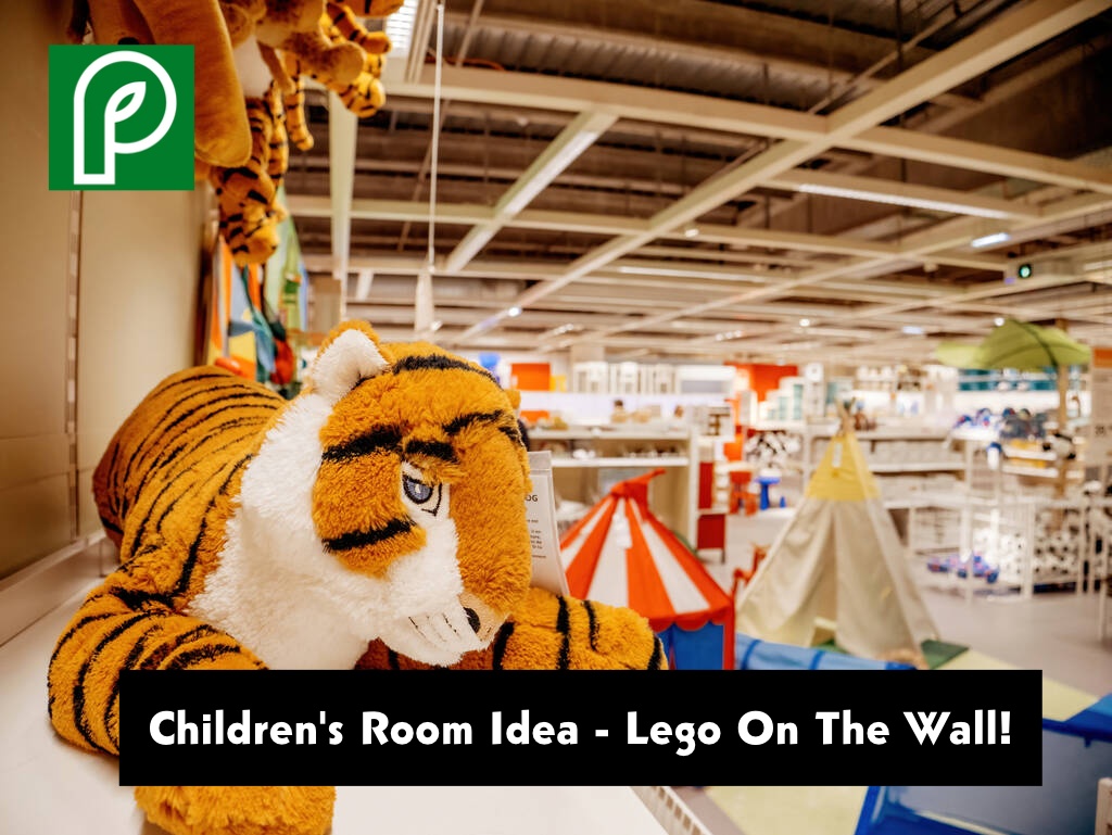 Children's Room Idea - Lego On The Wall!