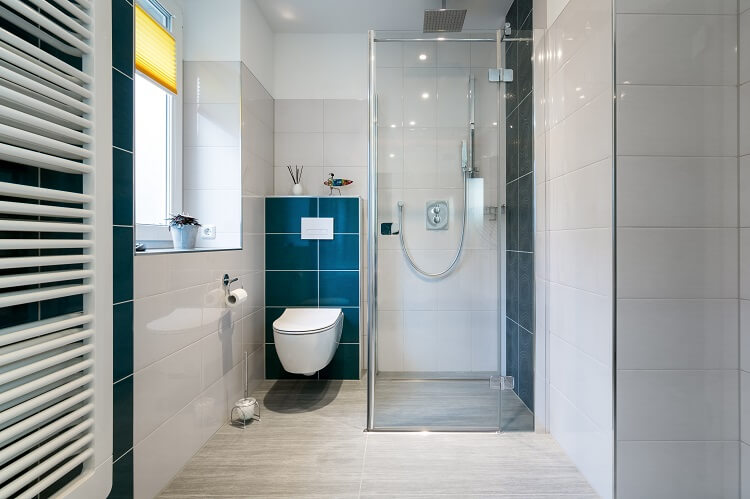 Your glass shower door adds functionality to your bathroom by keeping the water contained within your shower area