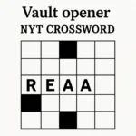 Vault Opener NYT Crossword