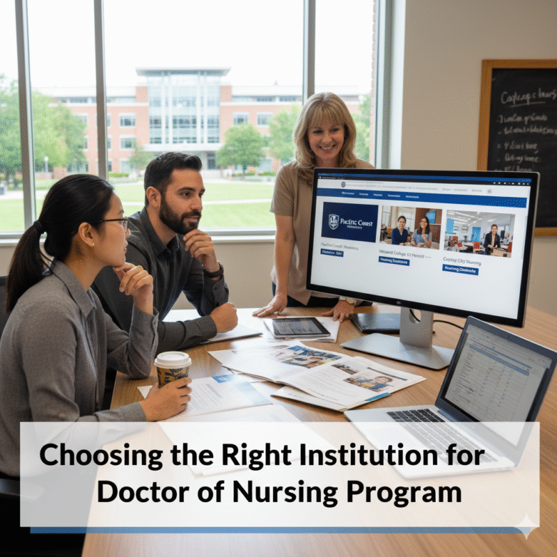 Choosing the Right Institution for Your Doctor of Nursing Program