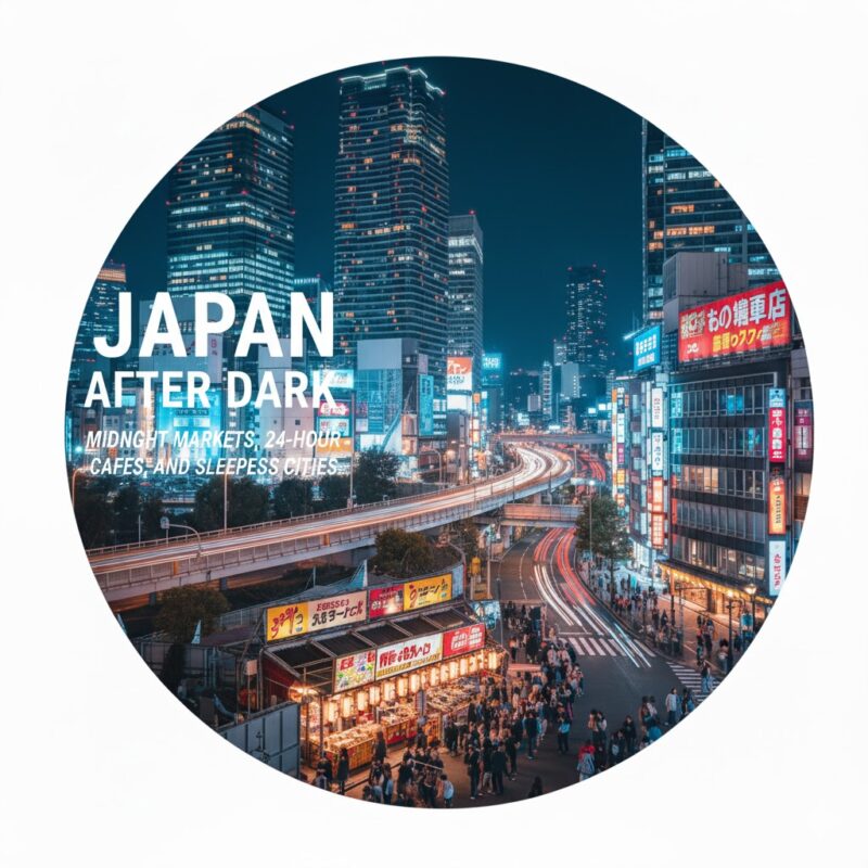 Japan After Dark: Midnight Markets, 24-Hour Cafes, and Sleepless Cities