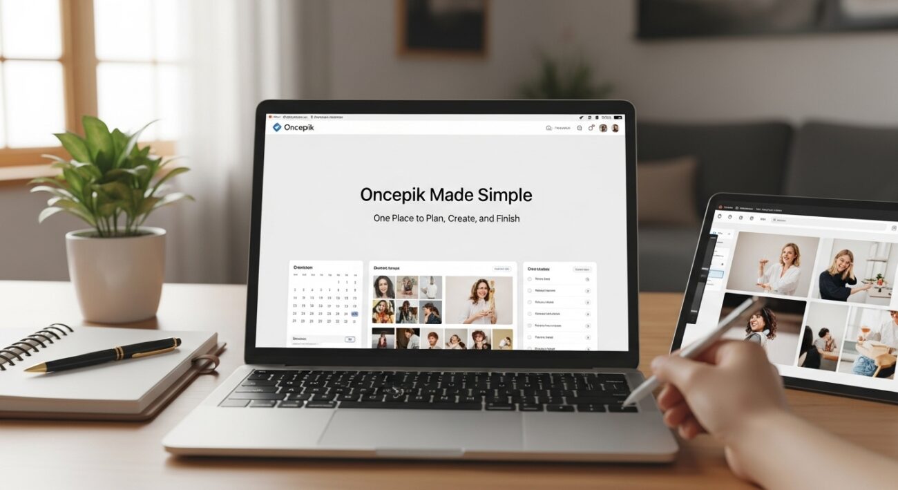 Oncepik Made Simple One Place To Plan Create And Finish