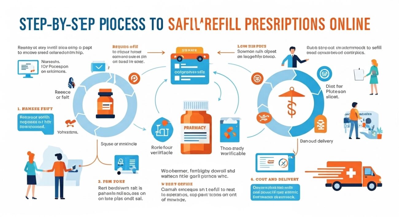 Step-by-Step Process to Safely Refill Prescriptions Online